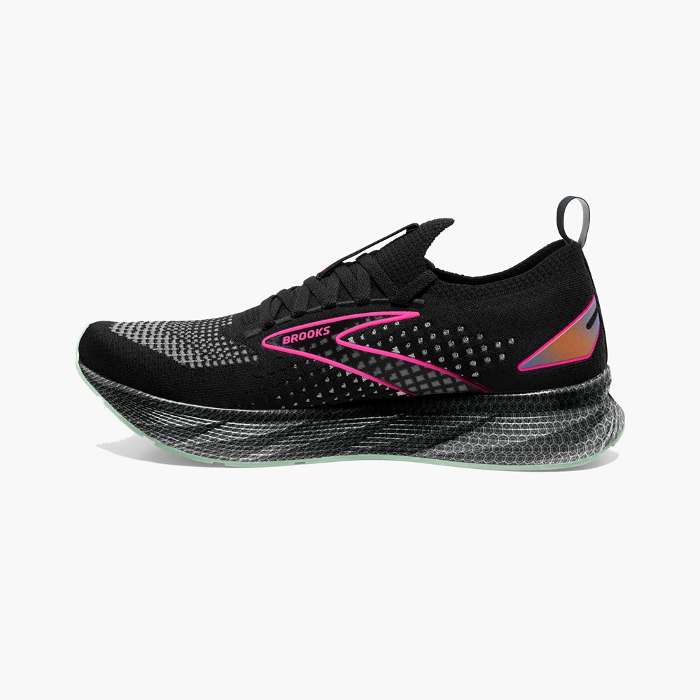 Chaussures Running Route Brooks Levitate StealthFit 6 Blanche Noir Femme | KVF-6447532